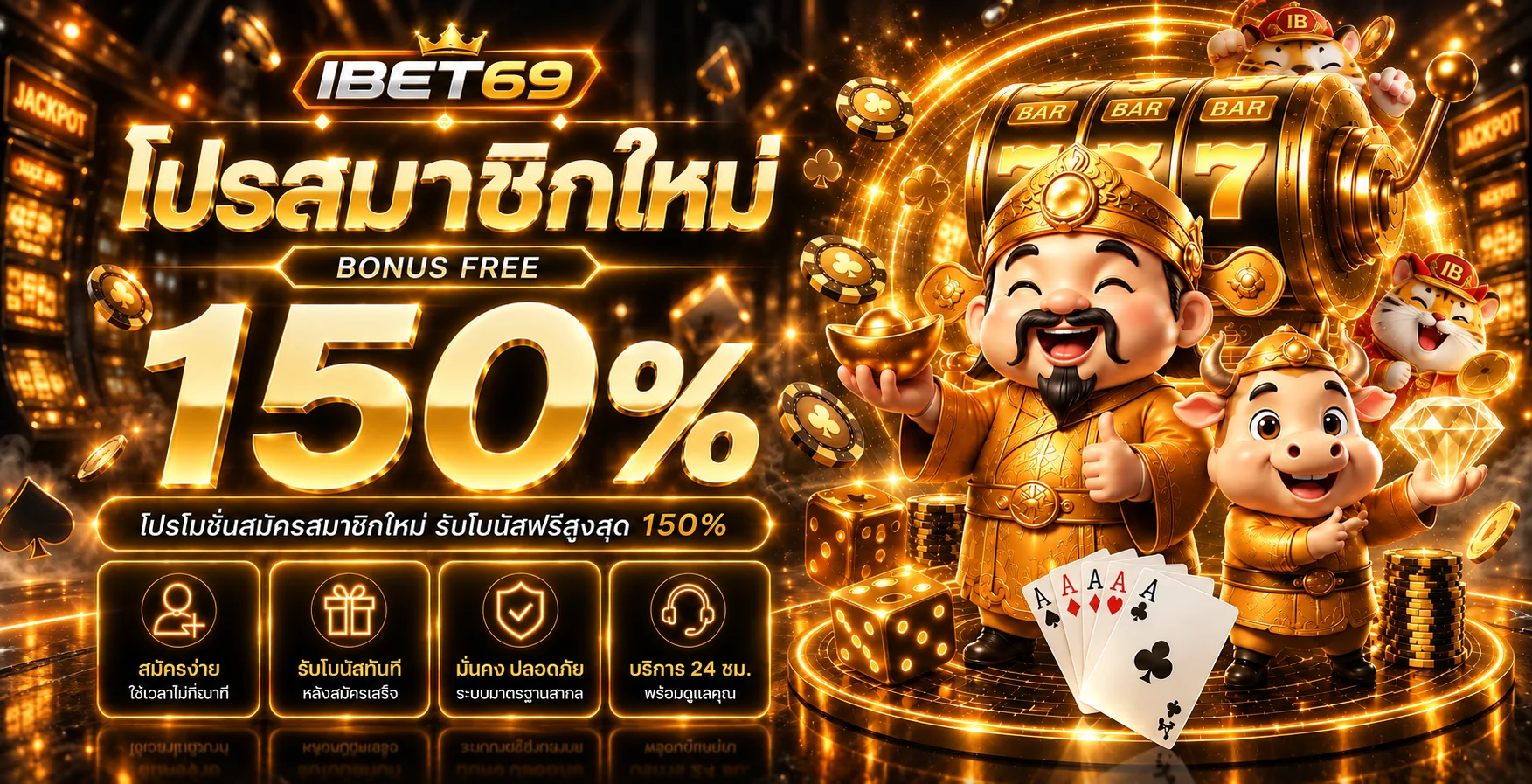 IBET69 เว็บตรง สล็อต ฝากถอนออโต้ | ทางเข้า